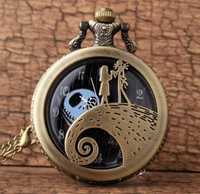 Relógio de bolso Vintage Alusivo a Noite das Bruxas
