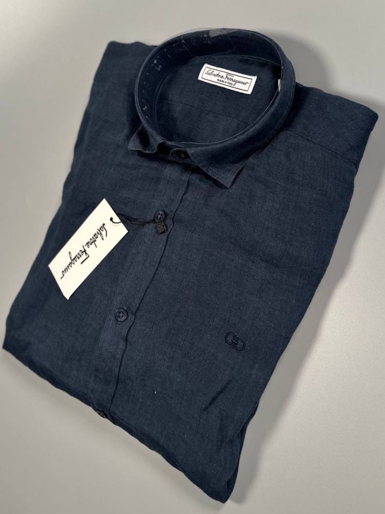 Чоловіча лляна сорочка salvatore ferragamo xl