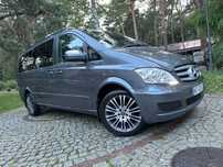 Mercedes-Benz Viano Polski salon, długi, 6 siedzeń, hak, 2-gi kpl. kół, Vat 23%