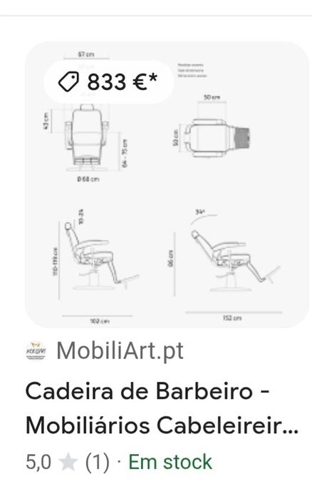 Cadeira de barbeiro