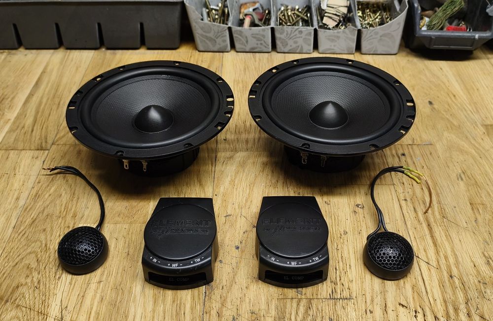 Zestaw Odseparowany Glośniki 165mm uDimension El Comp 6 ,16cm 70w rms