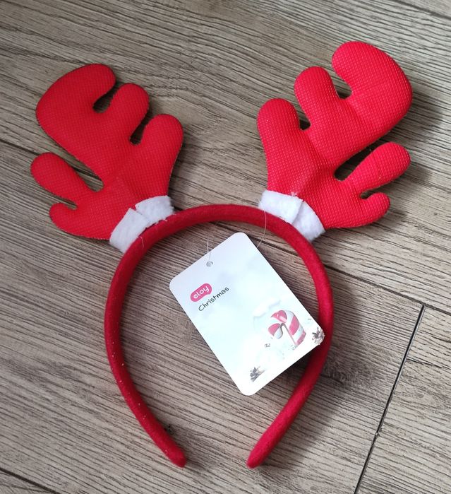 Opaska świąteczna renifer nowa