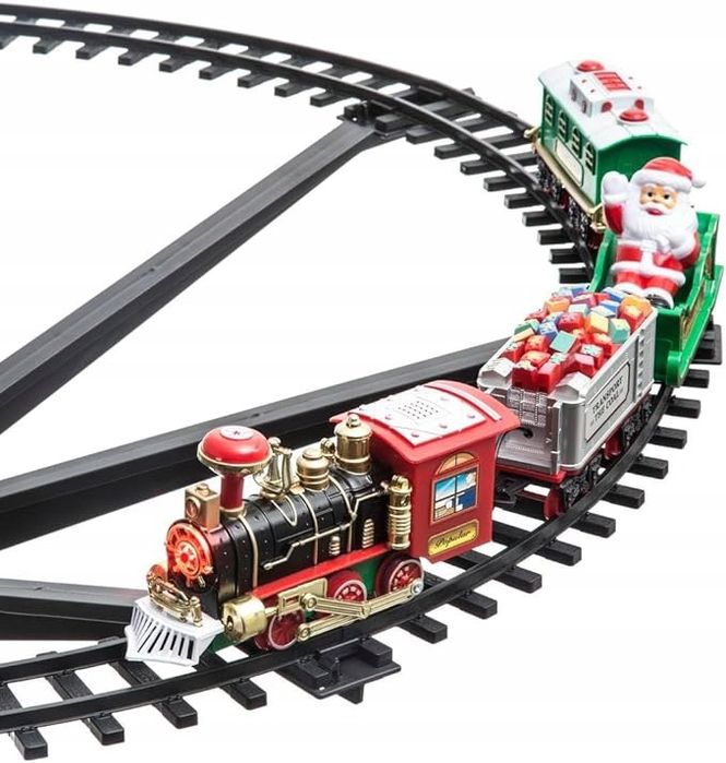 Поїзд на ялинку, новорічна залізниця Санти