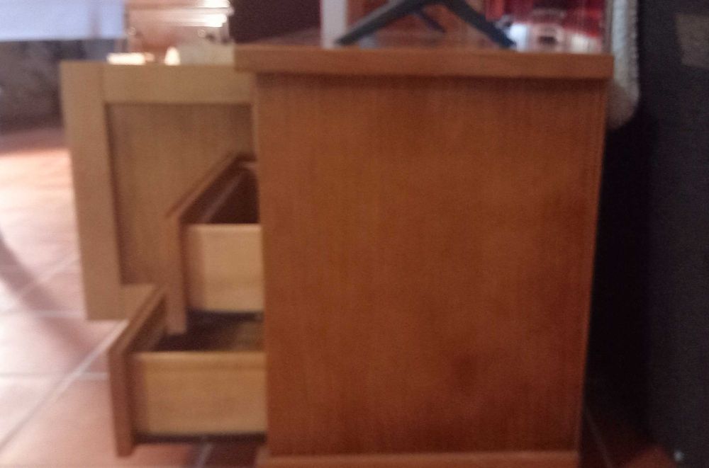 TV and storage cabinet