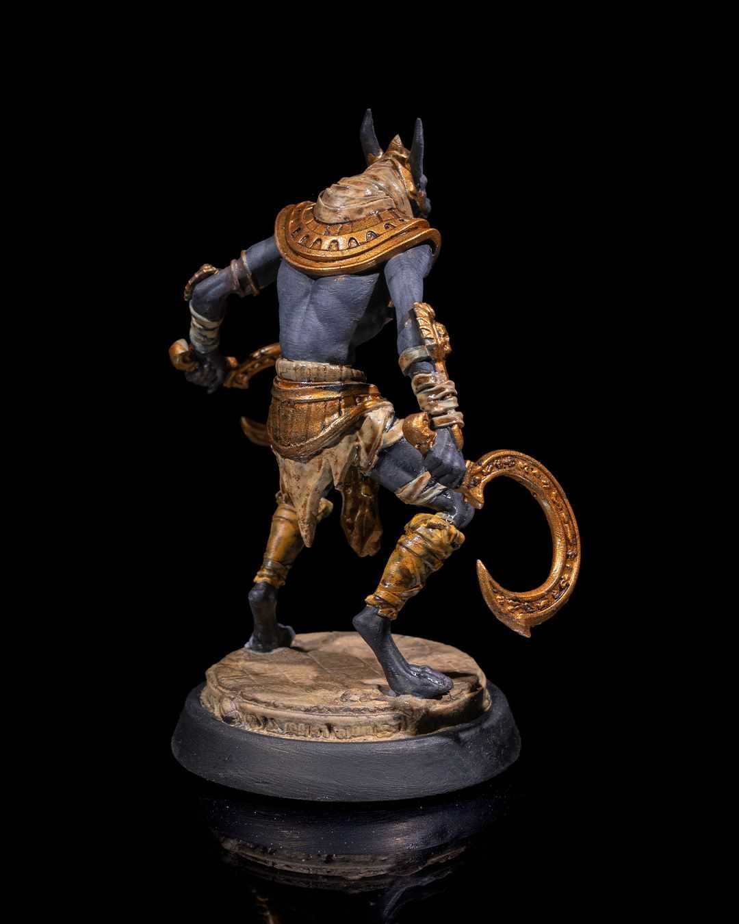 Kobold Wojownik z Sierpami 32mm 14K zgodna z D&D RPG Pathfinder Warham
