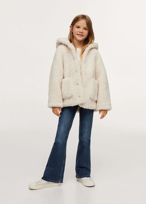 Шубка для дівчинки MANGO з еко хутра