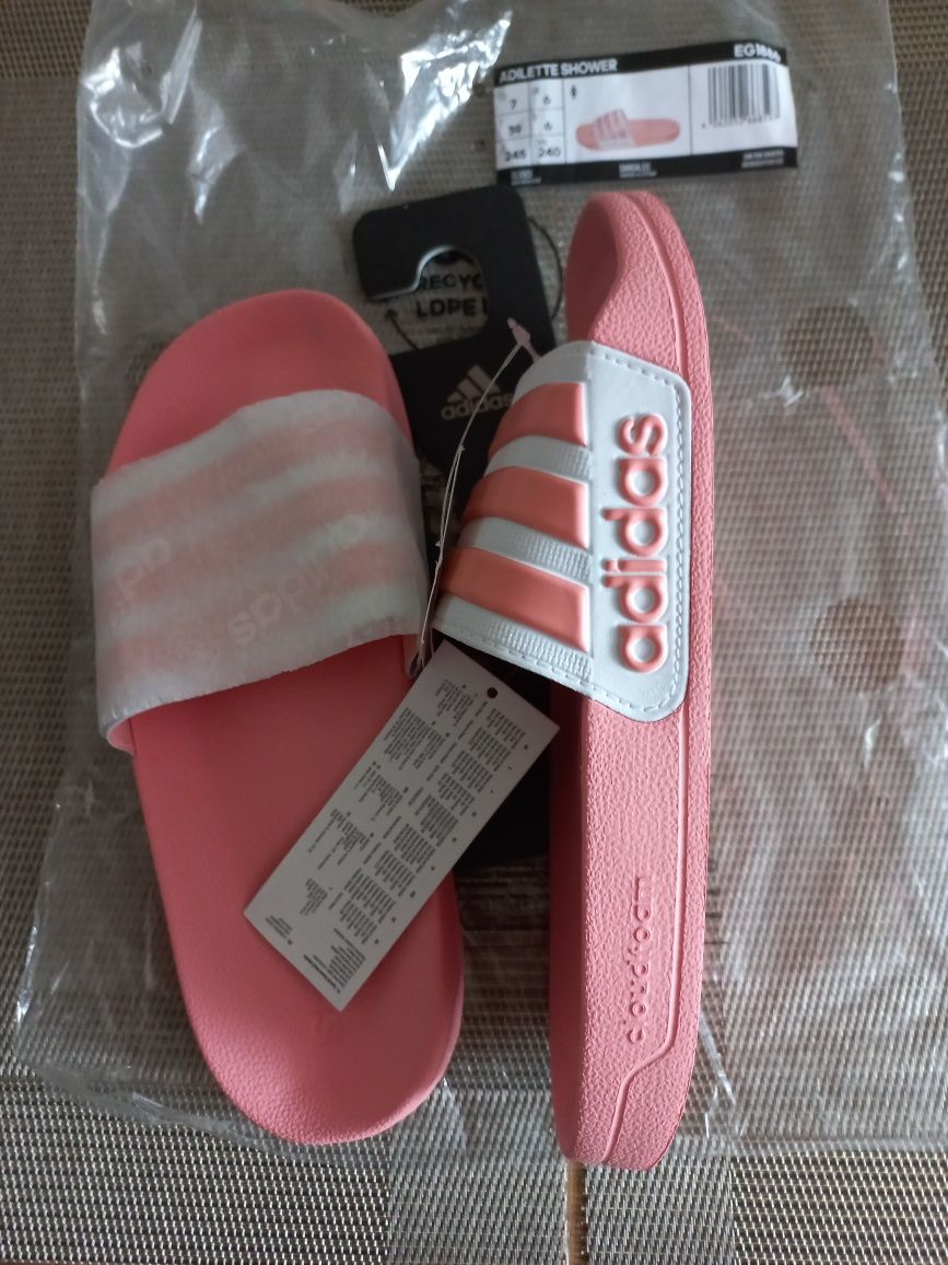 Adidas klapki damskie orginalne rozmiar F 39 -24 cm