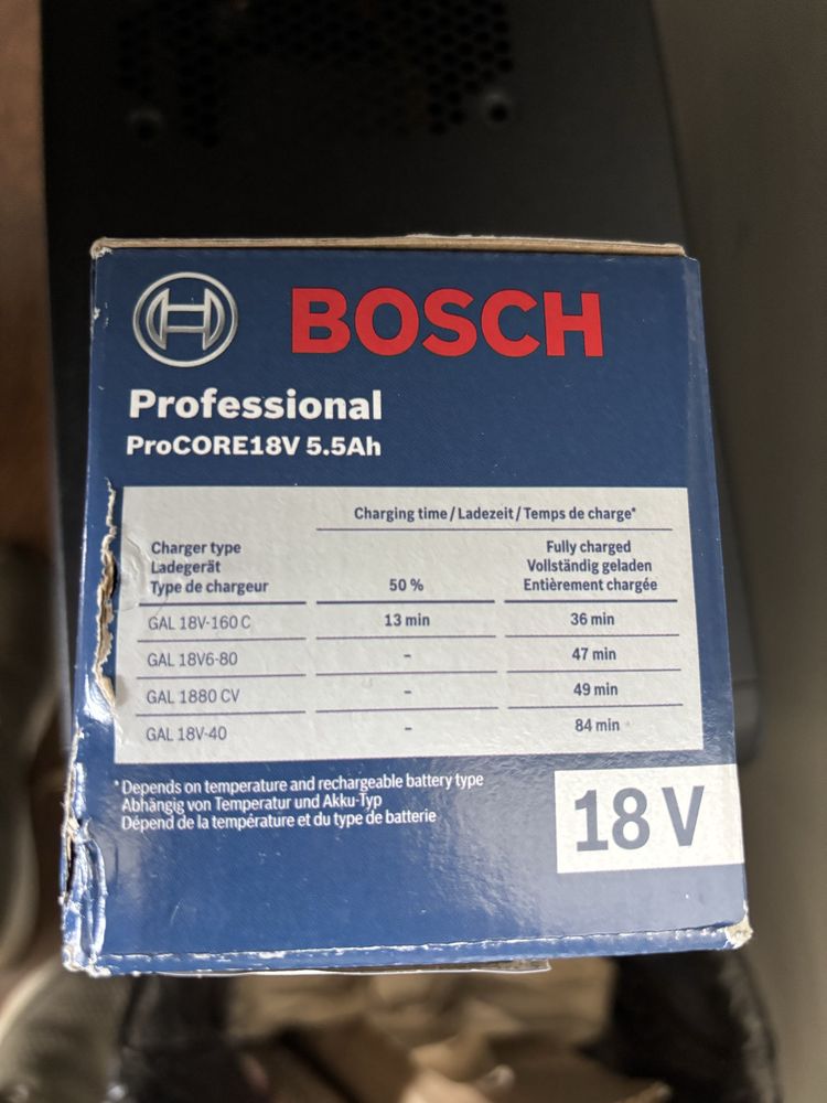 Bateria bosh 18v 5.5Ah