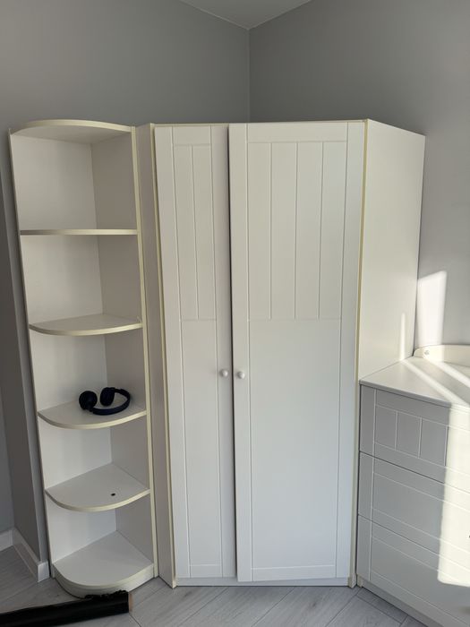 Meblik zestaw białych mebli