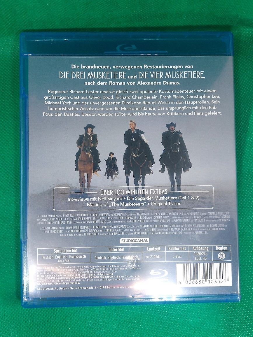 Trzej Muszkieterowie  Blu-ray