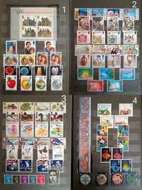 Wielka Brytania 1980 do 2002r - zbiór znaczków.