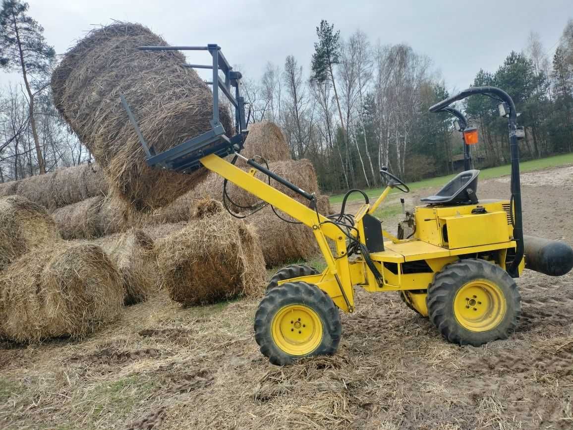 Usługi mini ładowarką TEREX i mini koparką/ wycinka drzew