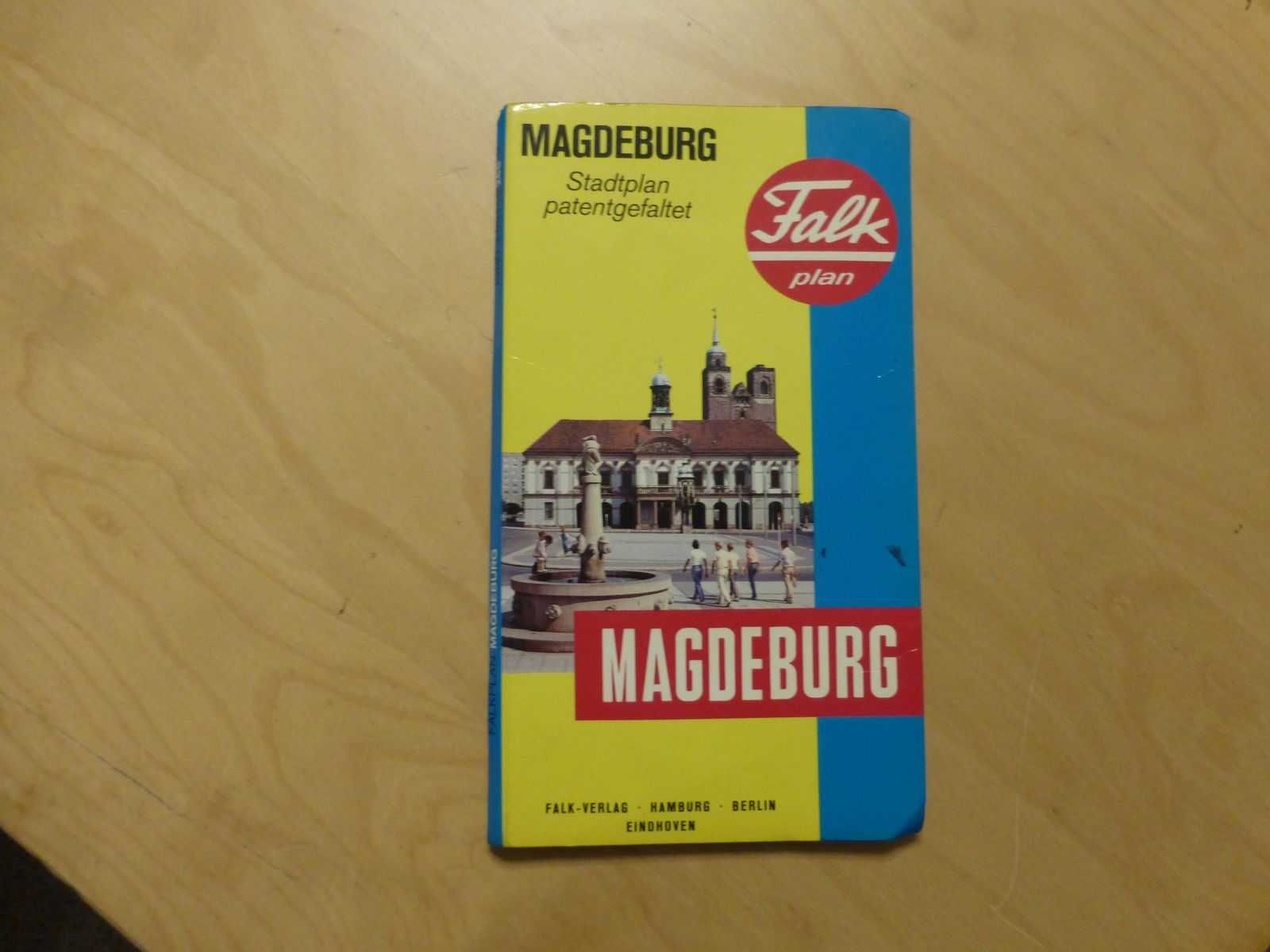 Falk plan Magdeburg plan miasta stadtplan 1991/92