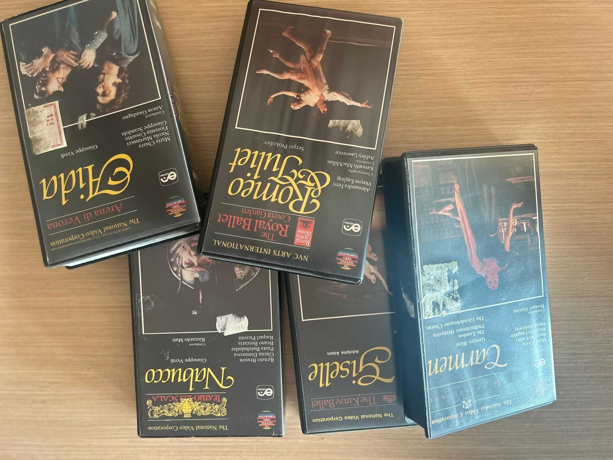 VHS FITAS DE OPERAS