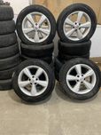 Колеса 5*114.3 легкосплані диски шини 216/60r17 р17 титани
