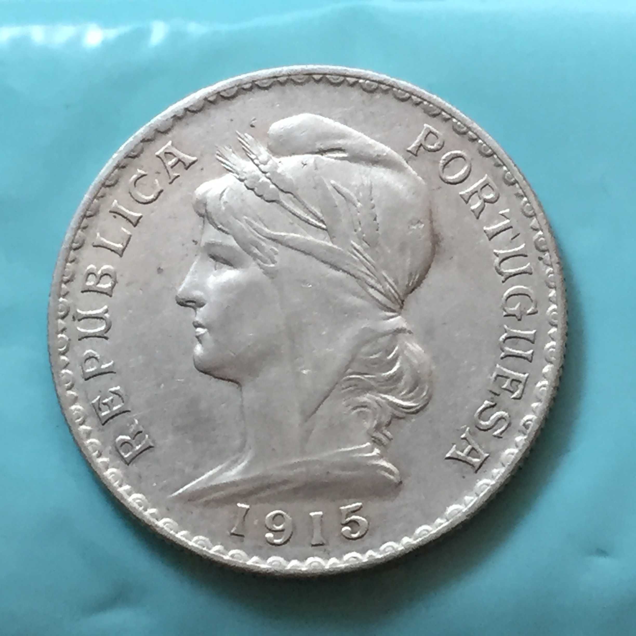 1 escudo 1915 - prata