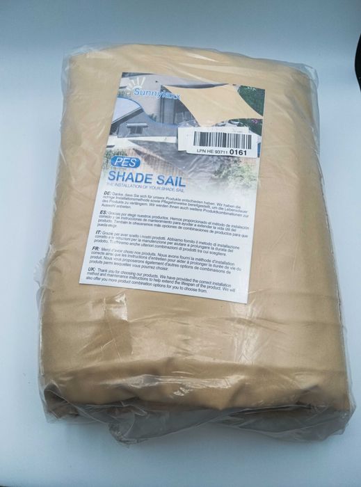 Toldo Lona Sombra Sunnylaxx 4x6m Bege