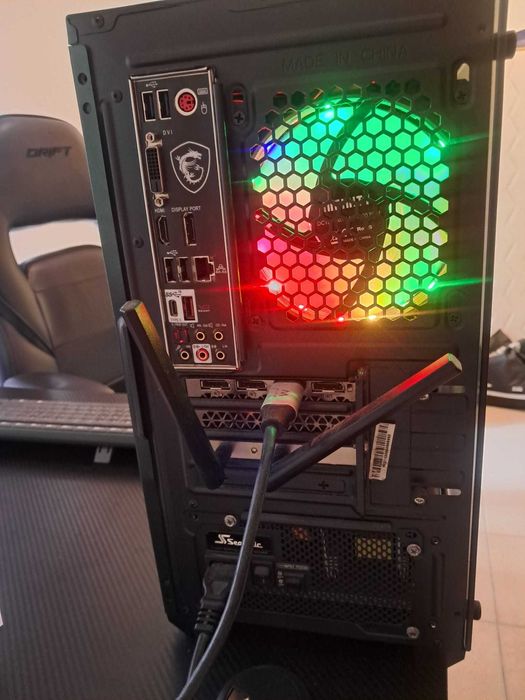 PC Desktop Gaming (Com Placa  Wirless)  - MSI - RTX - SSD - SEASONIC