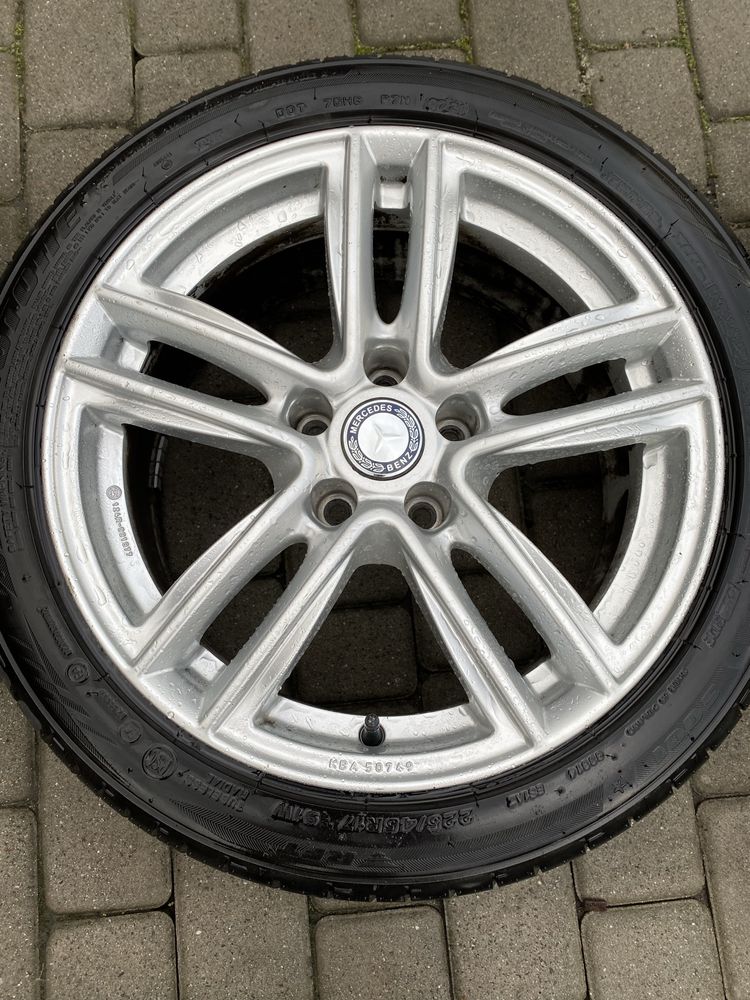 Alufelgi 5x112 17 cali Mercedes C klass E klass opony 225/45/17