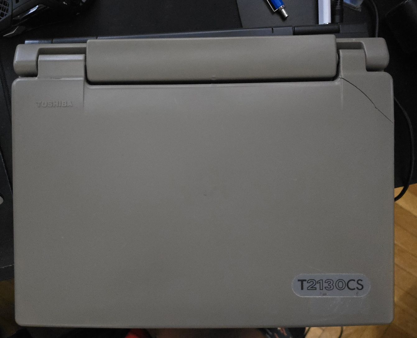 Laptop retro Toshiba T2130CS bez dysku FDD raczej do czyszczenia