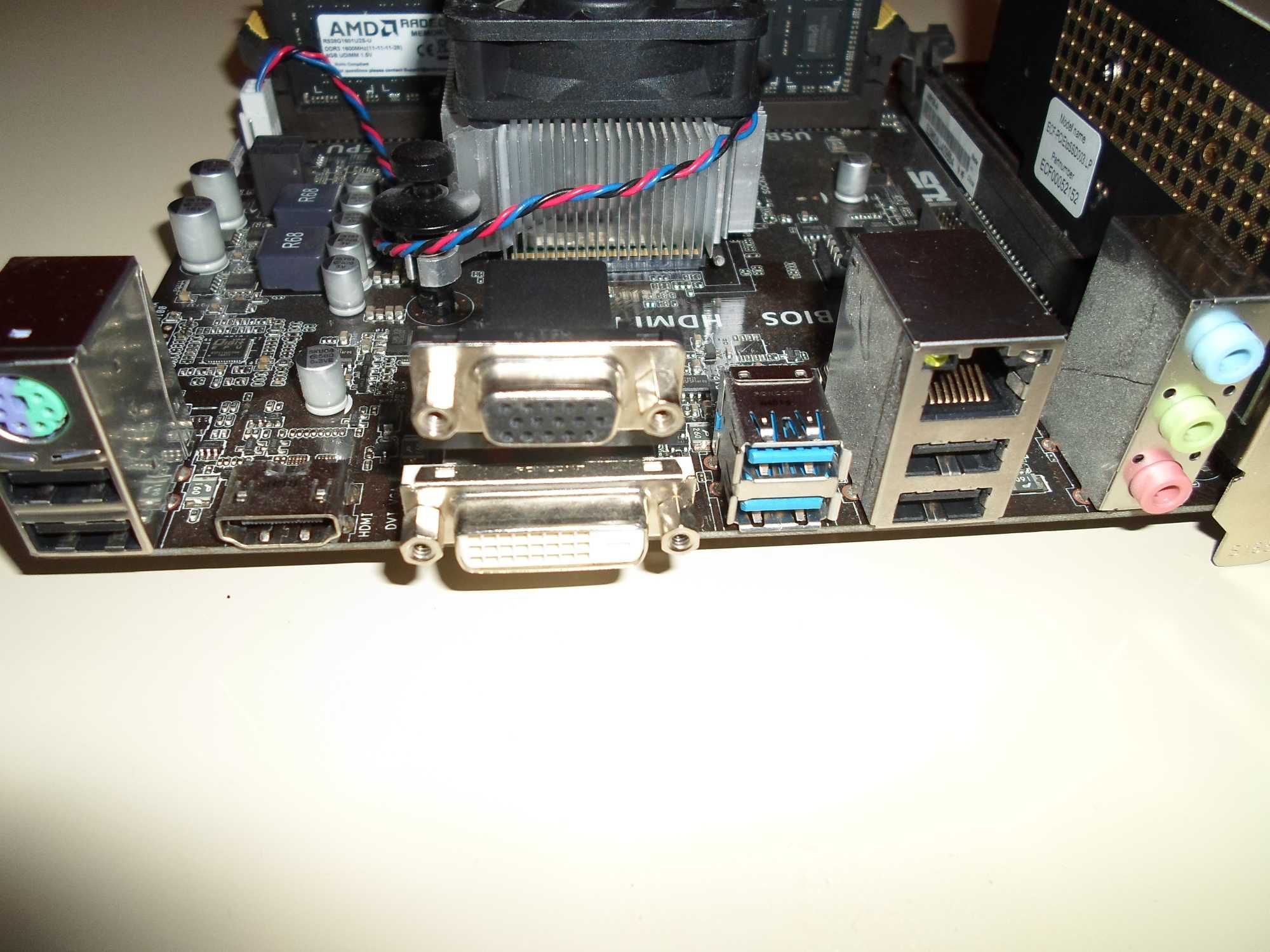 Asus AM1M-A+ CPU+ 16GB RAM