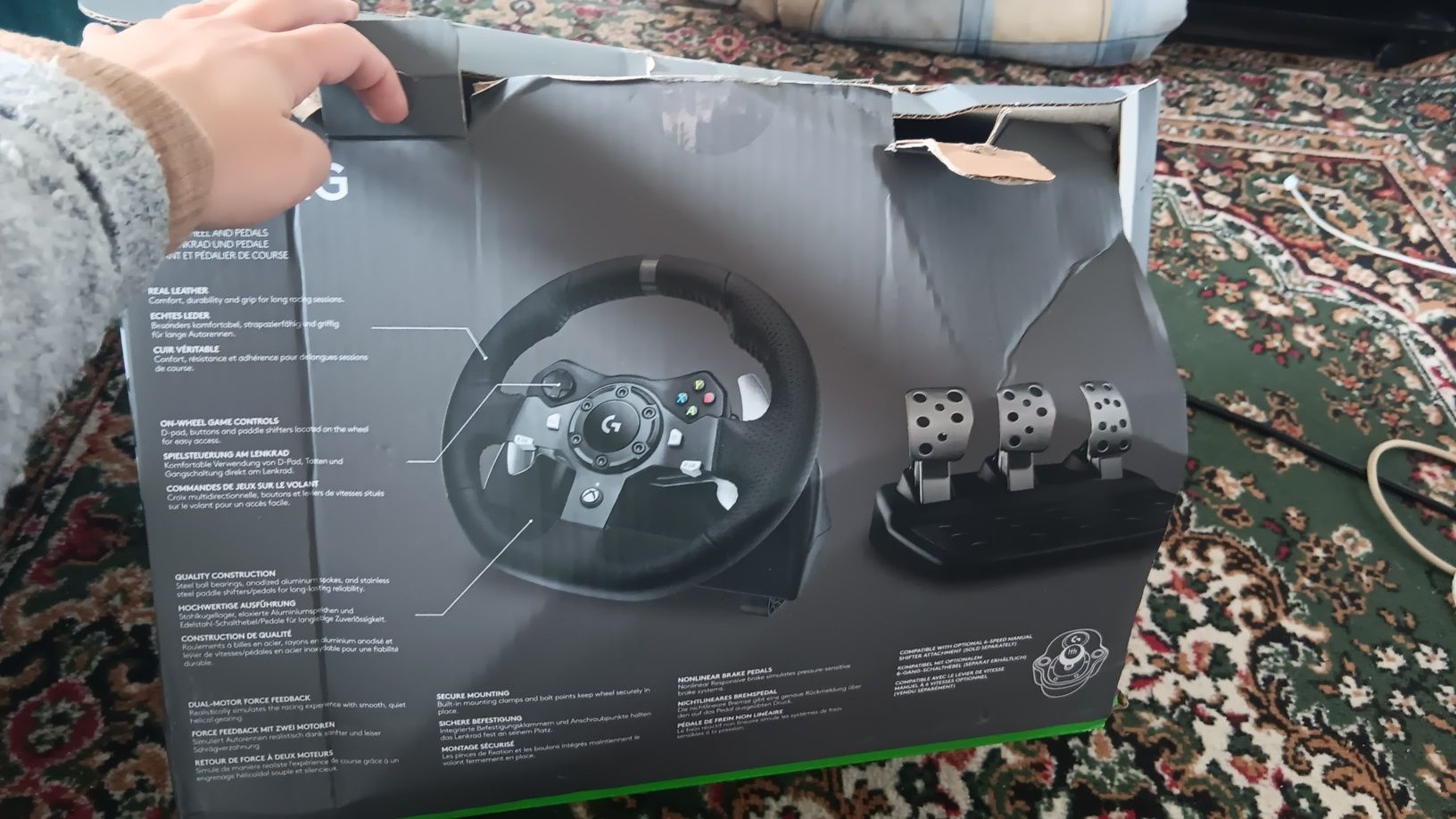 Logitech G920 como novo