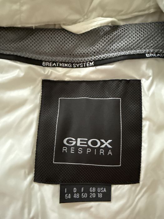 Puchowa włoska kurtka geox