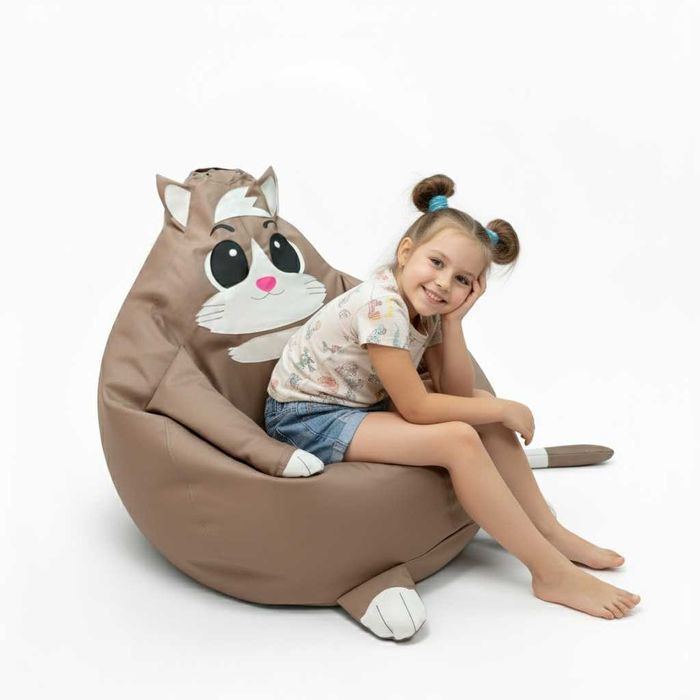 Доставка топ! Крісло мішок дитяче Кіт, Кресло мешок детское Котик