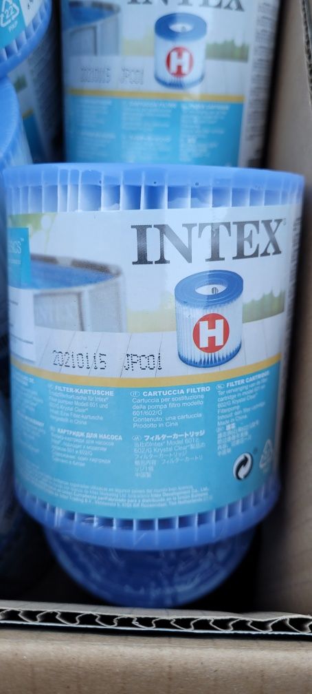 Intex typ H filtr do pompy basenowej zestaw 12szt Nowe