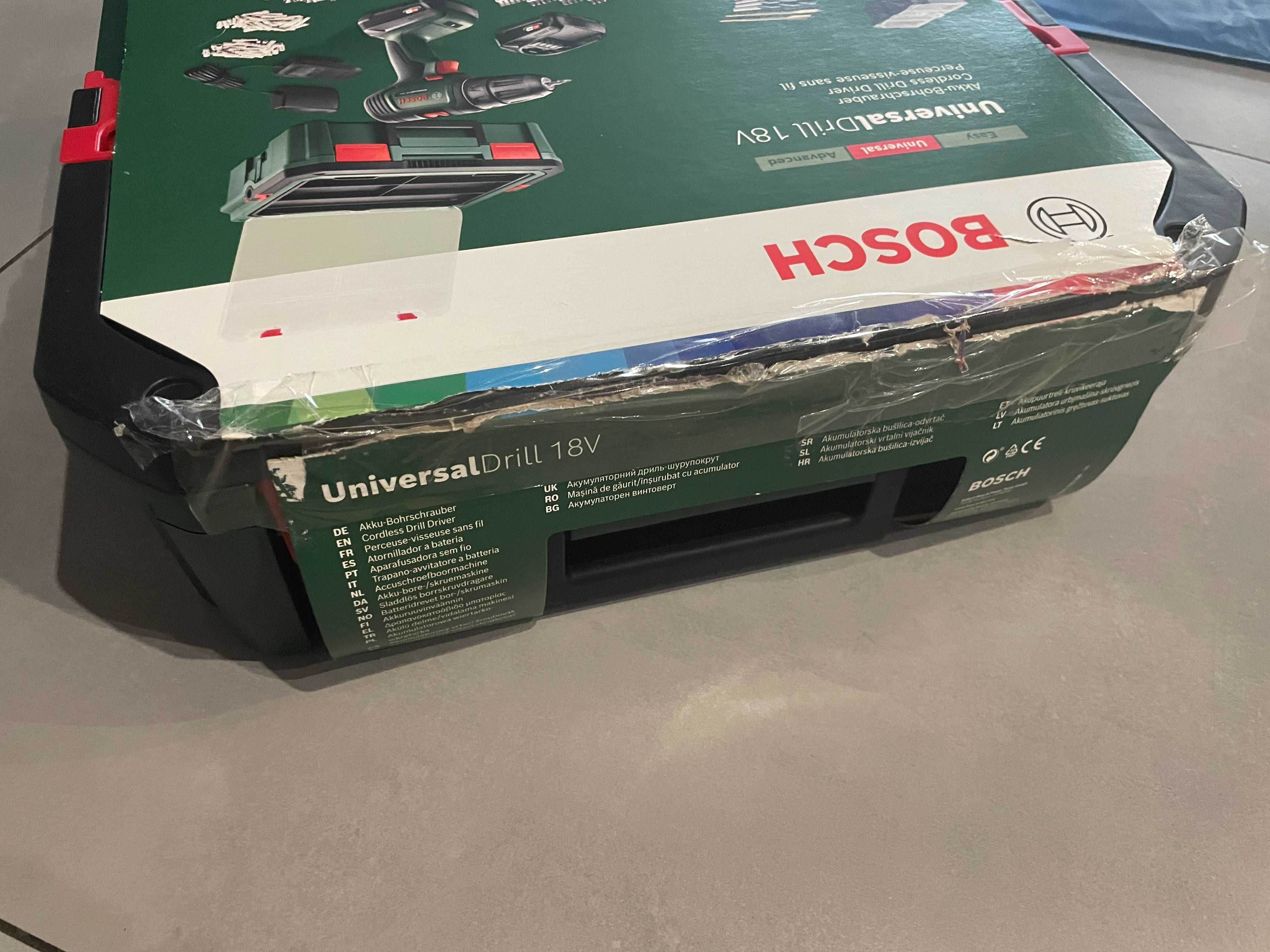Wiertarko-wkrętarka BOSCH UniversalDrill 18V 06039D4003 zestaw nowy