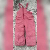 Дитячий зимовий напівкомбінезон утеплені штани 3-5 років