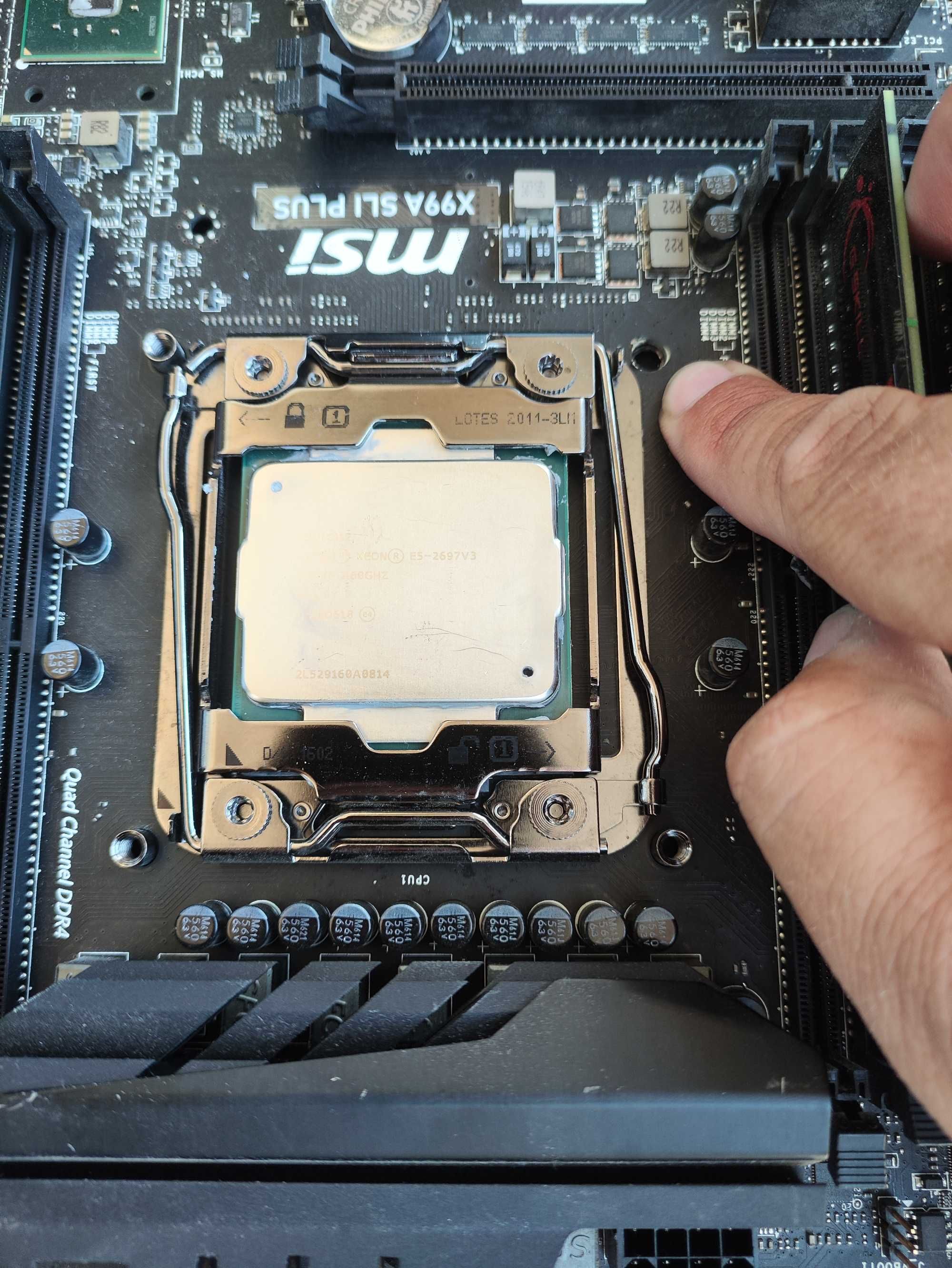 MSI X99 SLI PLUS e5-2697 V3 32gb
