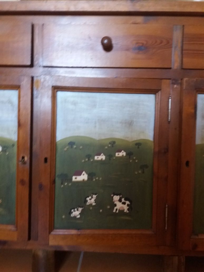 Conjunto móveis "Alentejo" em Carvalho
