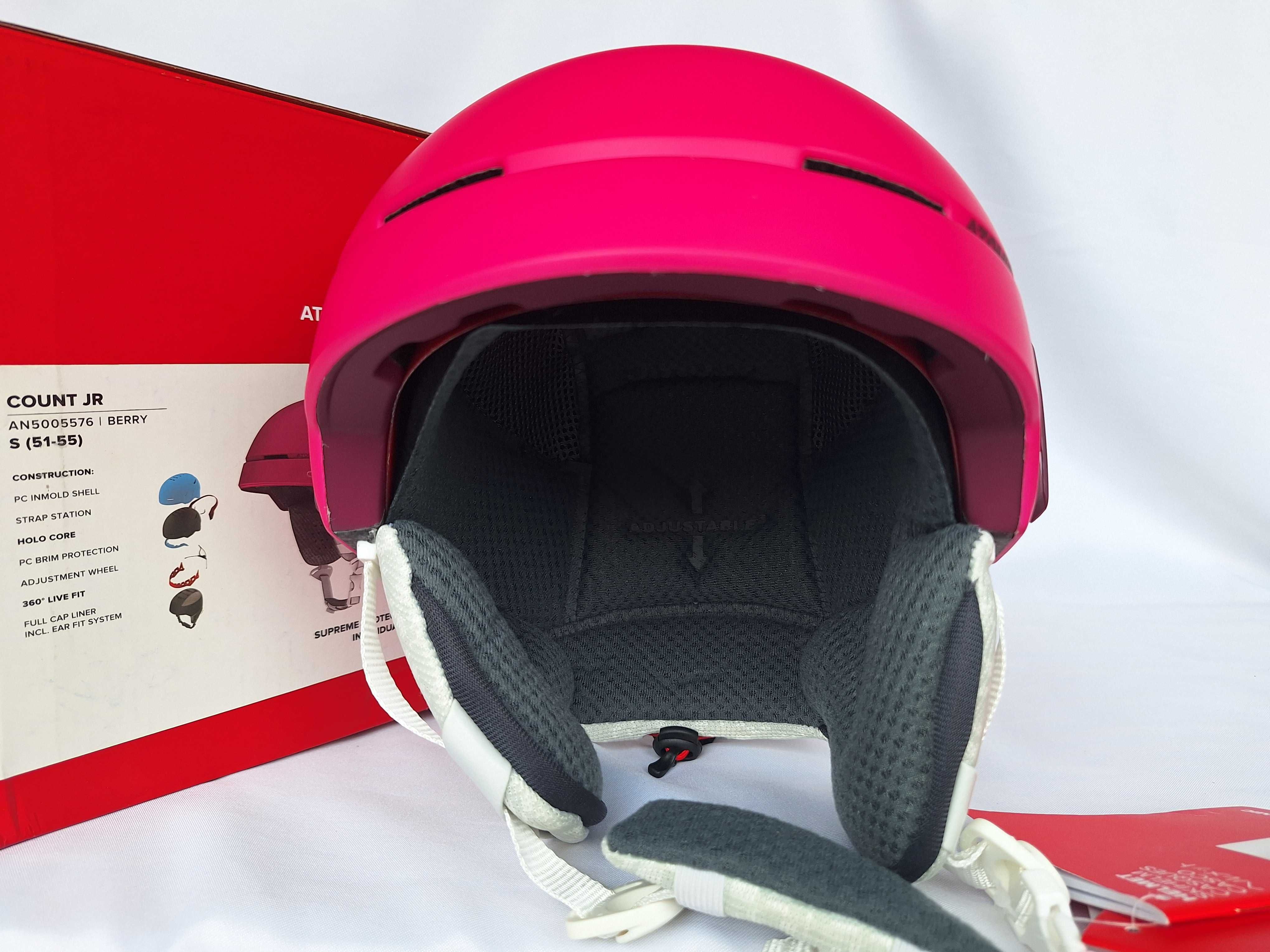 Kask narciarski dziecięcy Atomic Count Jr Berry S 51-55cm