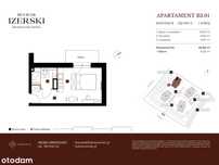 Studio 22,52 m2 z balkonem (Apartament B3.01)