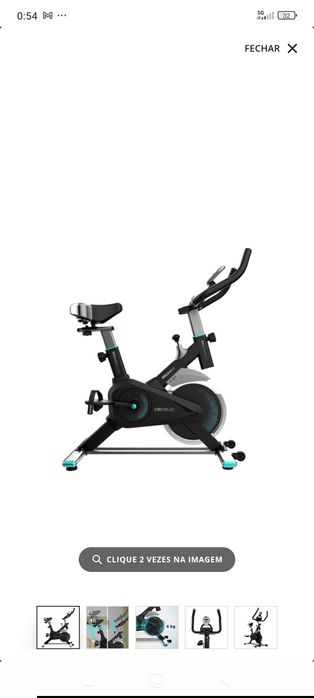 Bicicleta Estática CECOTEC Drumfit Indoor 6000 Compact (Vol.