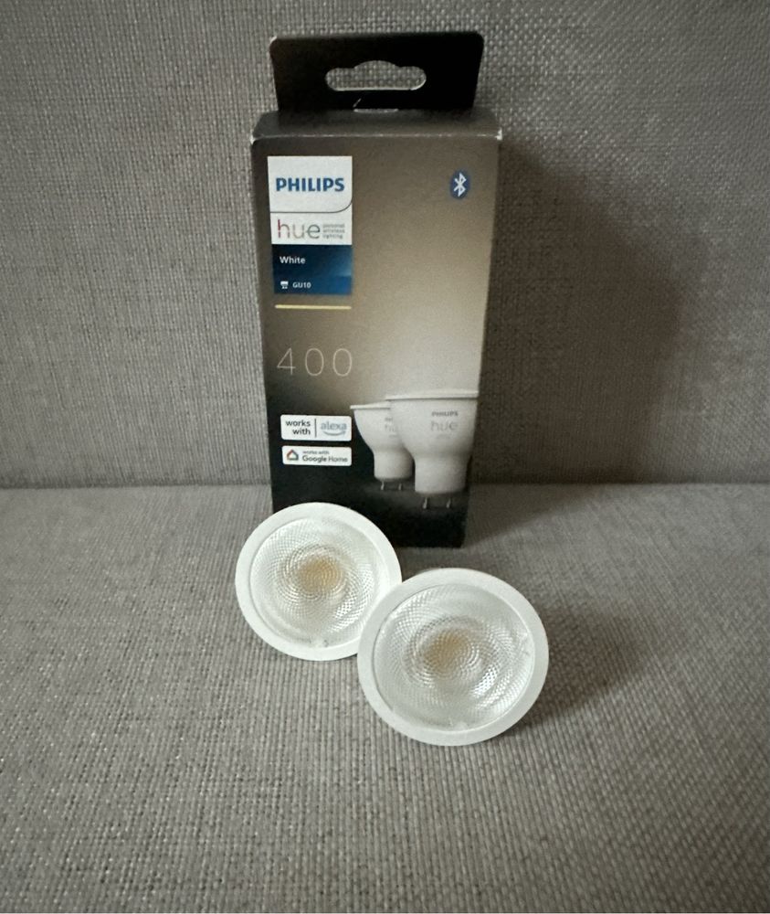 Philips hue 400 White - dwie żarówki gu10