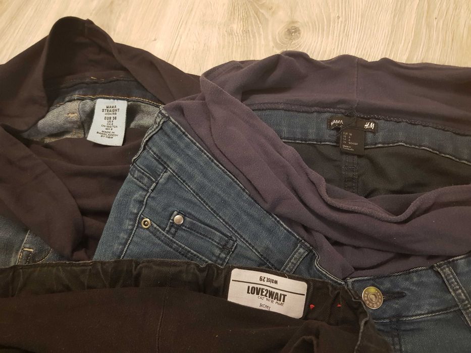 H&M Mama Spodnie ciążowe i 3 inne pary 36 38
