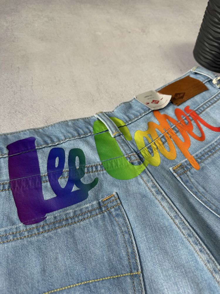 Шорти джинсові нові Lee Cooper big logo baggy