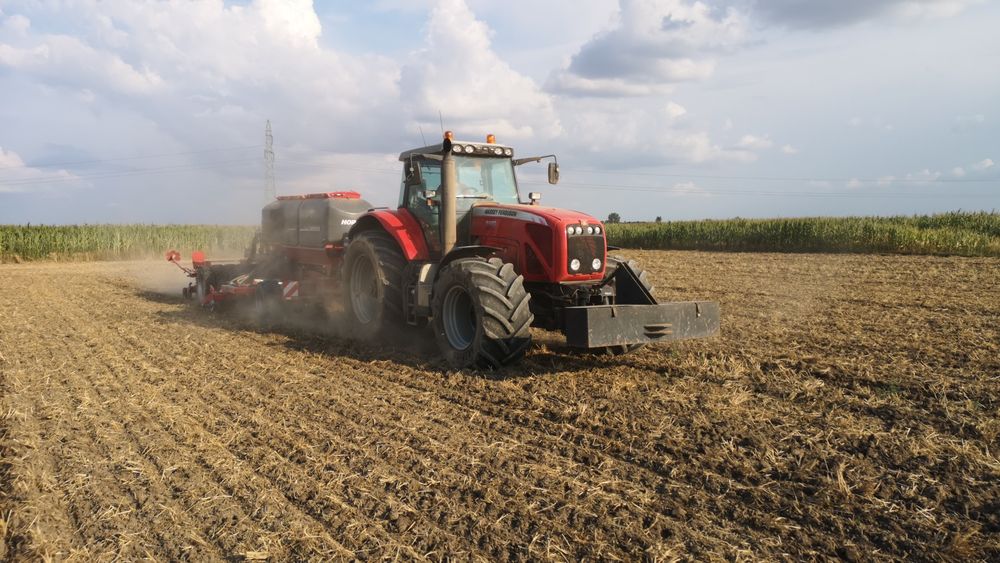 Siew zbóż  pasowy Strip-Till horsch FOCUS