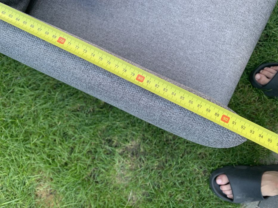 Fotel rozkladany z funkcja spania jysk szary norodden