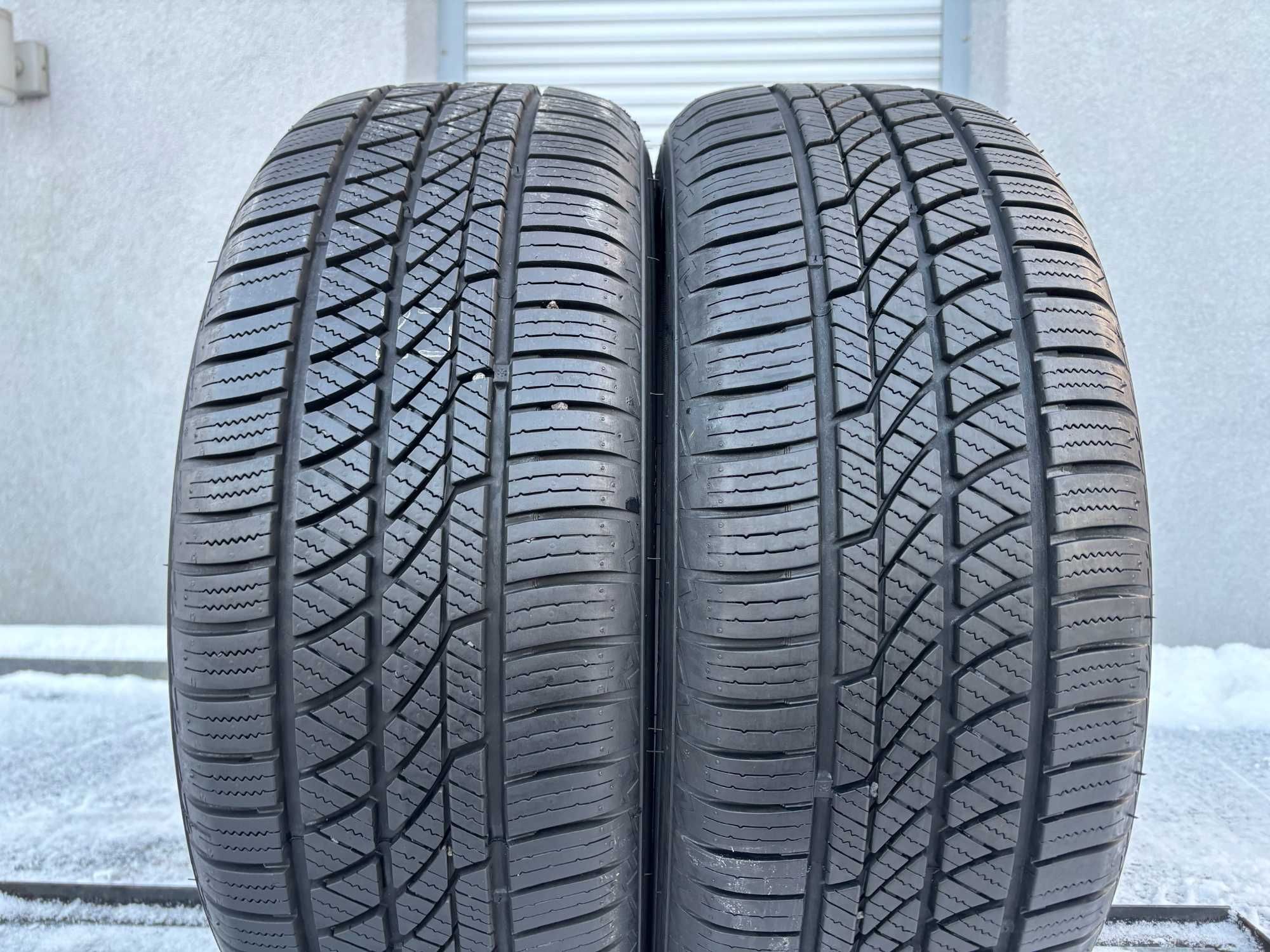 2szt całoroczne 205/55R17 Hankook 7,7mm 100% bieżnika 2022r 4S1043