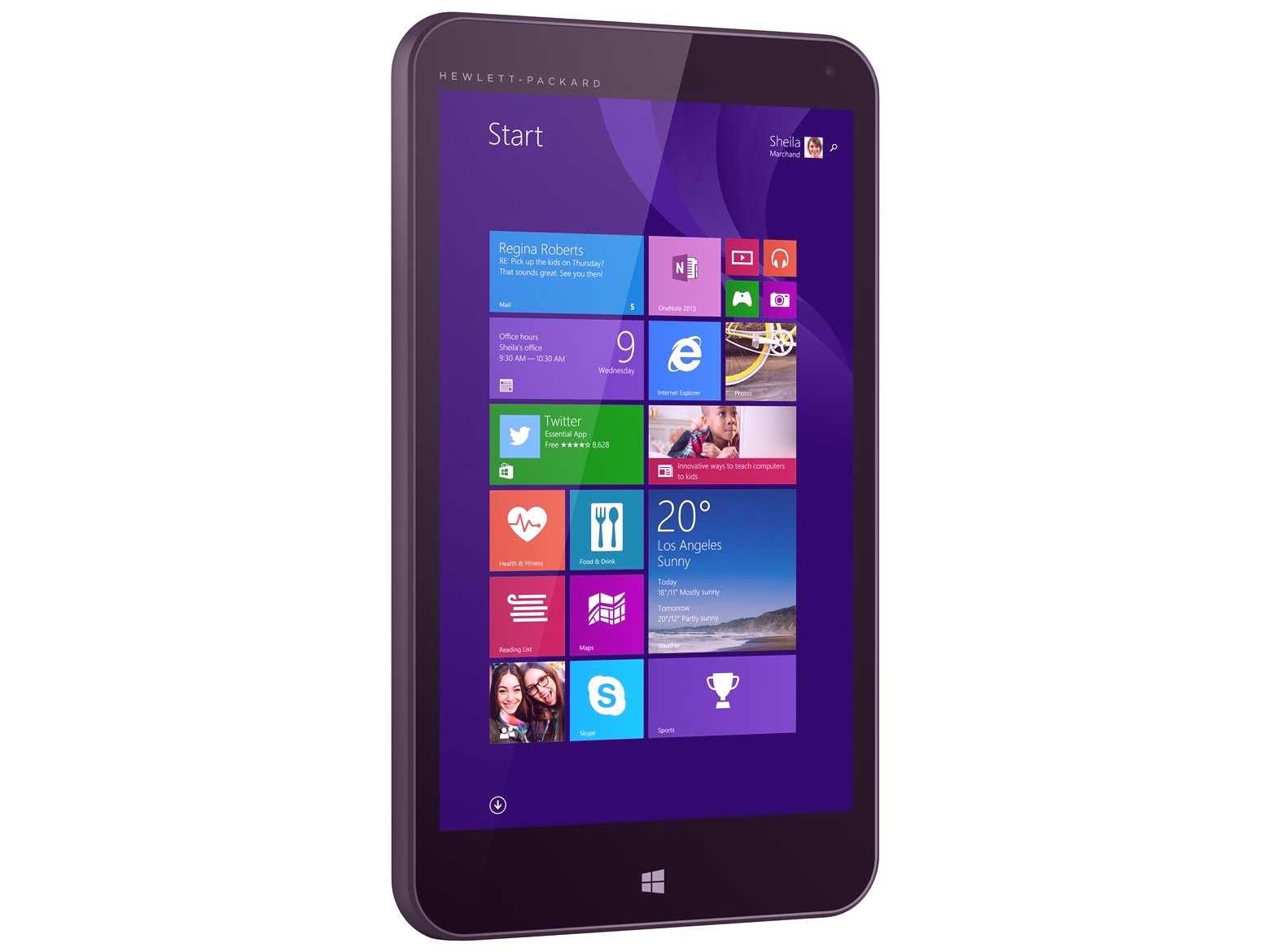 Tablet HP com Windows 8.1