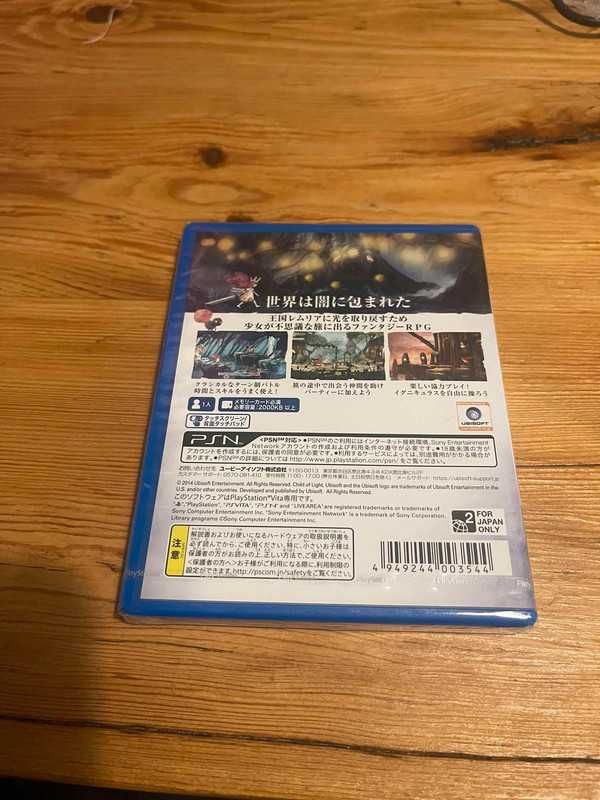 Child Of Light - Ps Vita (Unused - Nie używany)