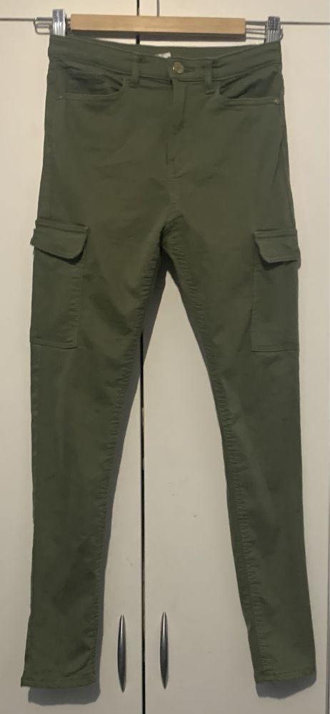 Super spodnie bojowki khaki HM rozmiar 12/13 lat 158