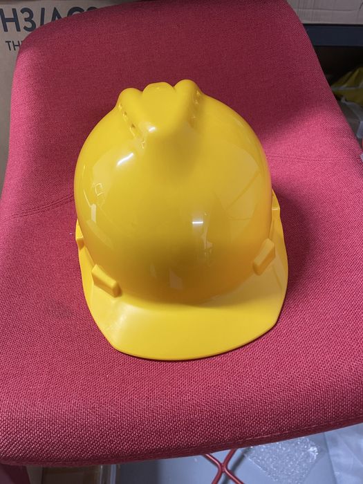 Kask ochronny żółty