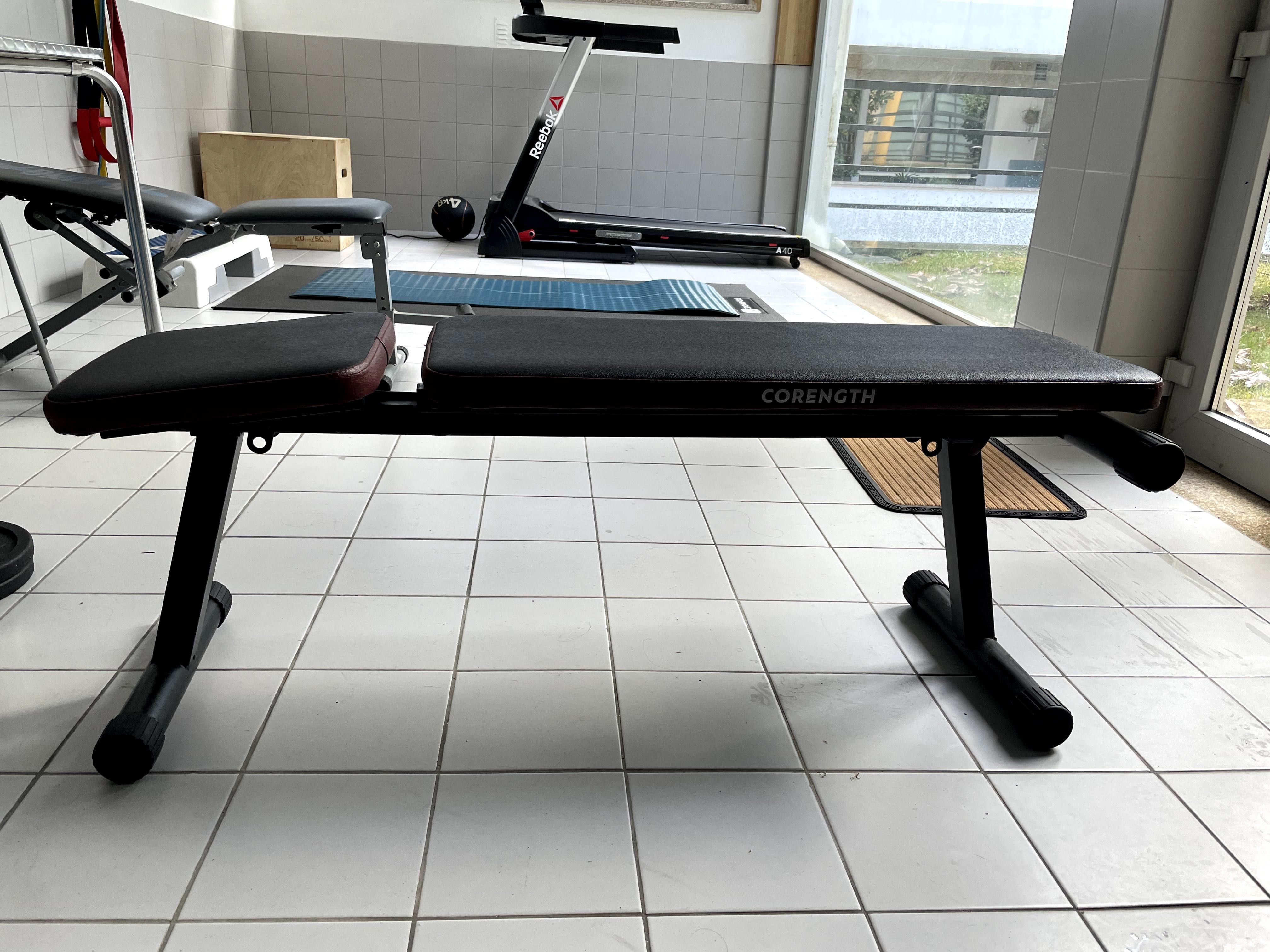 Banco de Musculação Dobrável, Inclinável, Abdominais - Bench 500 Fold