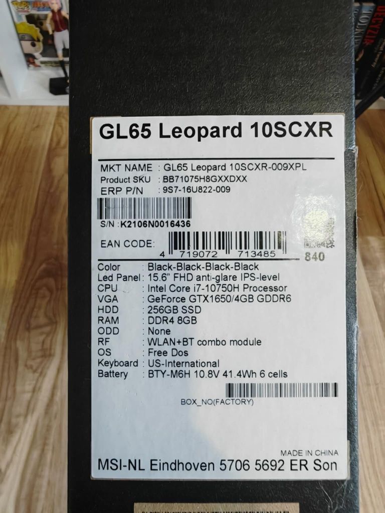 MSI GL65 Leopard 10SCXR – Gamingowy Potwór z Mocą i Stylem