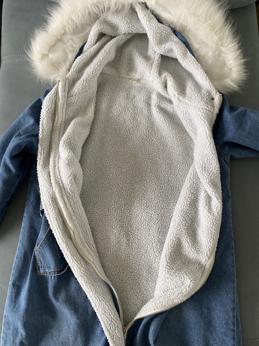 Куртка джинсова з утепленням