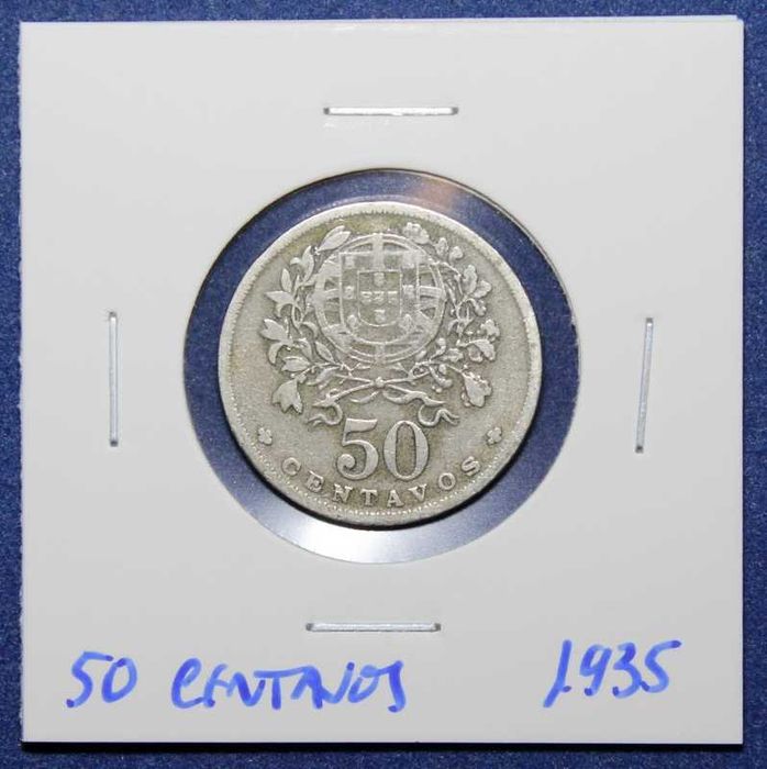 Moeda 50 Centavos 1935 - RARA
